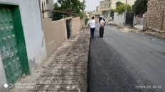 صور استكمال مشروع تاهيل الطرق الداخليه