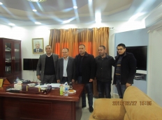 زيارة مدير الحكم المحلي لبلدية قفين