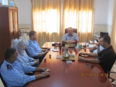 زيارة الشرطه المجتمعيه الى بلدة قفين