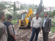 بالصور شق طريق جبل الظهره الطويله