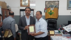 البلديه تشارك في حفل تكريم الاستاذ محمد سعيد صباح